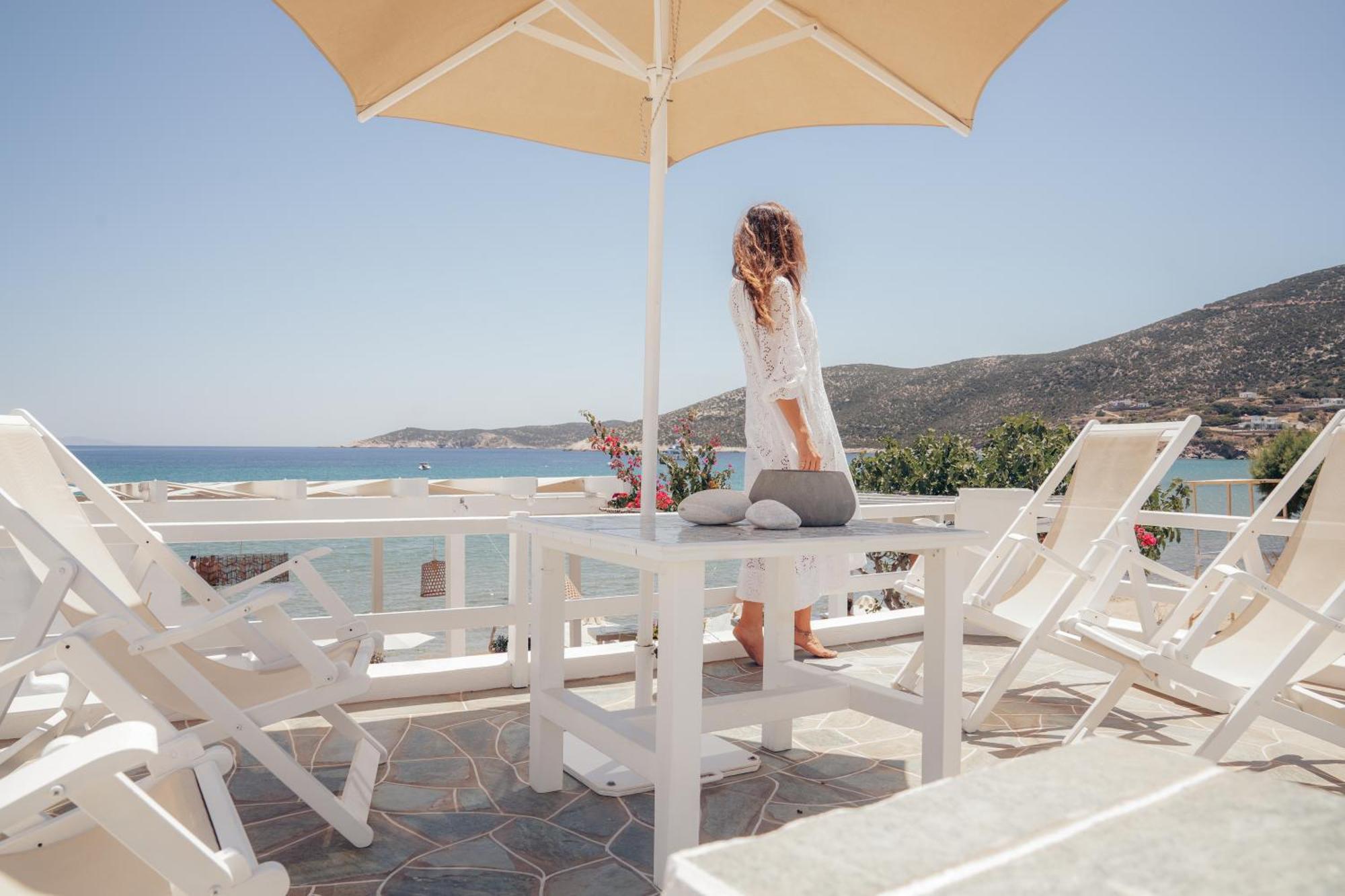 Turquoise Maison By The Sea Platis Gialos  Dış mekan fotoğraf